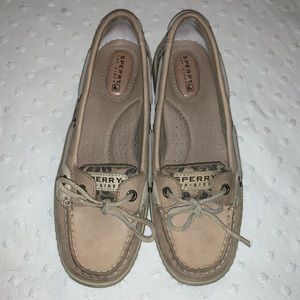 Sperry shoes with Leopard print accents